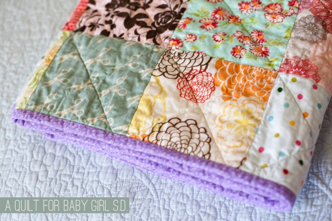 A quilt for baby S.D. - quilting projects on Permanent Riot