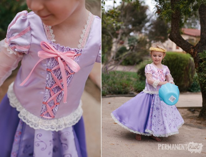Childrens Rapunzel dress halloween costume